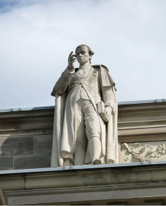 Estátua de Immanuel Kant no Palais Universitaire de Estrasburgo (França)