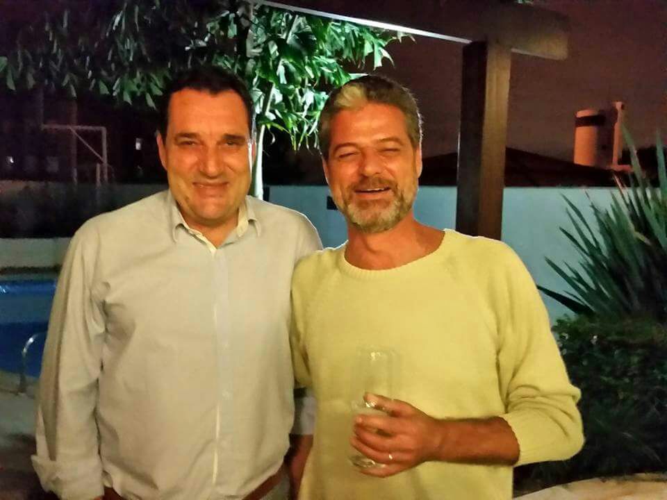 Luiz Carlos Cancellier (esq) e Aureo de Moraes