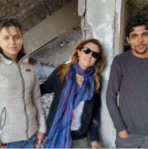 Raushan, Patrícia e Barzan