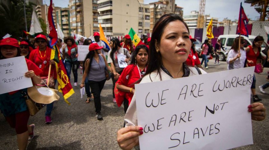 Manifestação de empregadas domésticas
