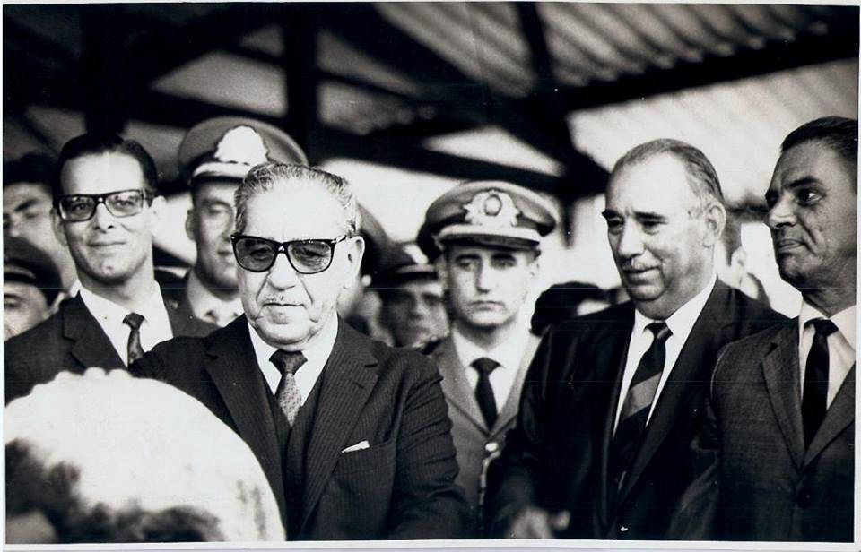 O general-presidente Costa e Silva em visita ao Paraná, em 1967