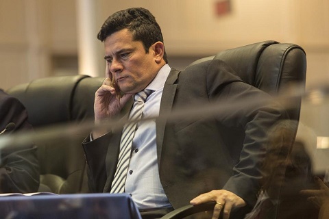 O ex-juiz Sérgio Moro, ministro da Justiça do governo Bolsonaro