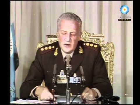 m rede nacional, Galtieri anuncia a rendição argentina na Guerra das Malvinas
