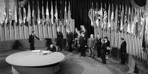 Assinatura da Carta da ONU, São Francisco, 26 de junho de 1945