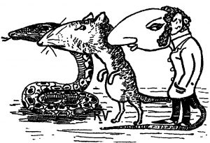 Existem centenas de ilustrações desse tipo associando os judeus a uma natureza animalesca