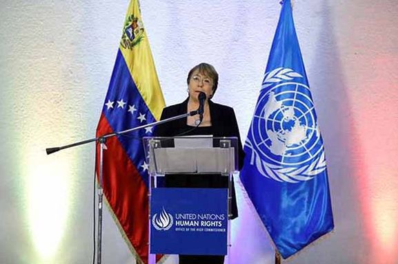 Visita da Alta Comissária de Direitos Humanos Michelle Bachelet à Venezuela, em junho de 2019