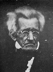 Andrew Jackson foi presidente entre 1829 e 1837. Na foto, aos 78 ano