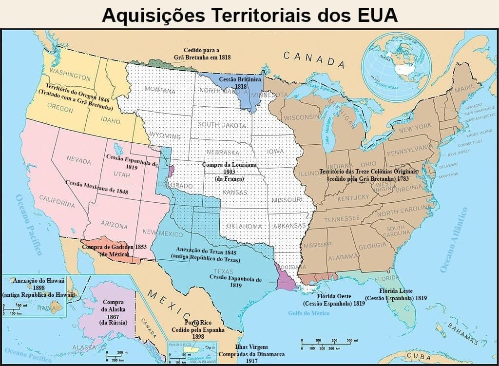 Aquisições territoriais dos EUA