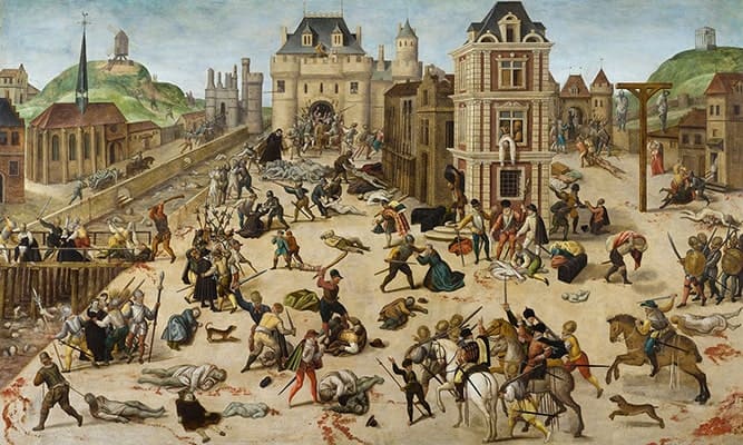 O massacre da noite de S. Bartolomeu