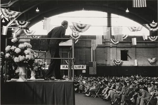 Culto com o pastor Billy Graham