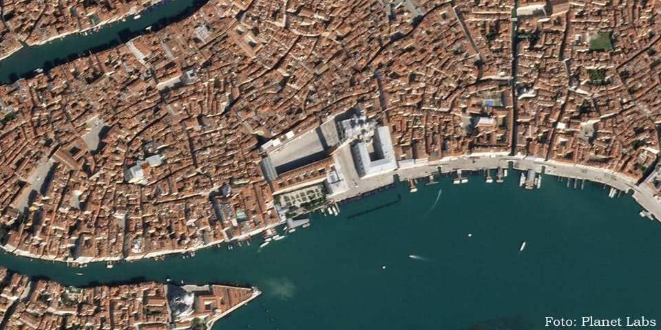 Foto satélite Veneza