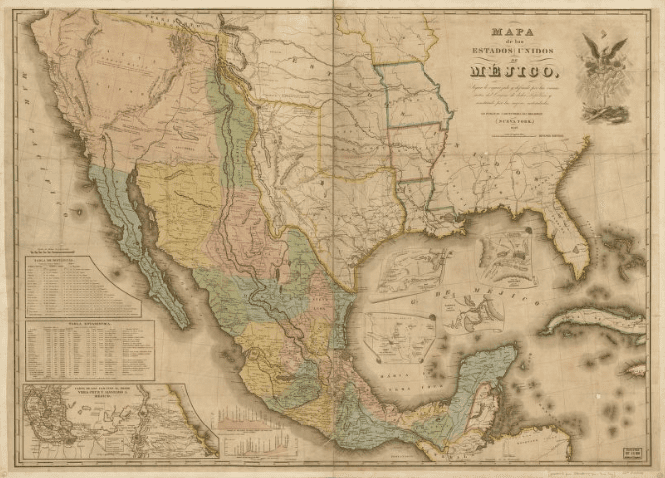 Fronteiras MEX-EUA pre 1848