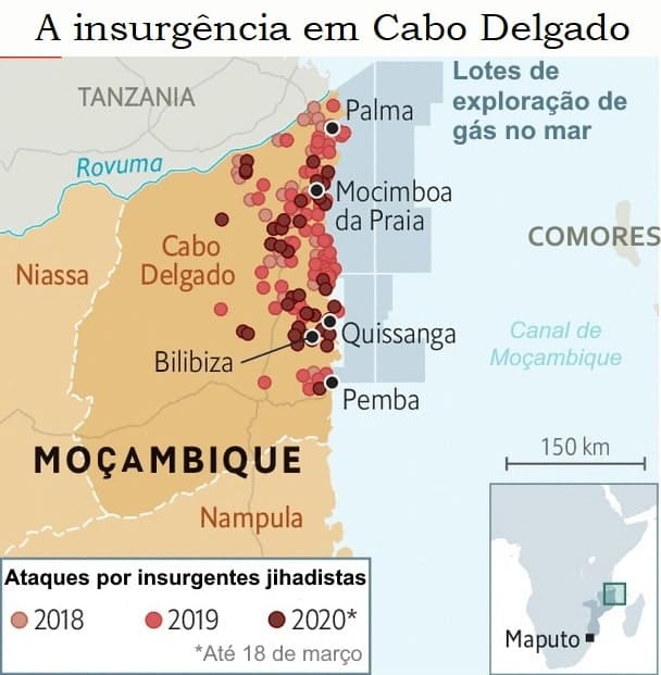 Cabo Delgado e ataques