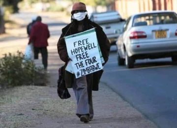 NO ZIMBÁBUE, A COMBINAÇÃO DE DOIS MEDOS